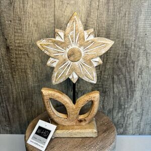 Rustic Wood Flower Home Decor NEW FAST SHIP
